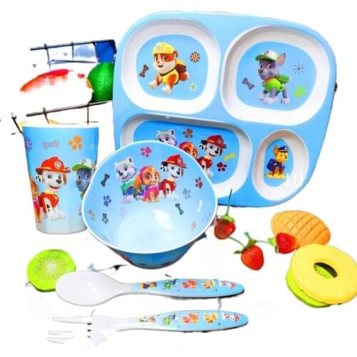 2021 Original Paw patrol Kids Cup Plate Everest Marshal Skye Rubble Chase Kid Baby Water Cups Children Kids Toy Birthday Gift