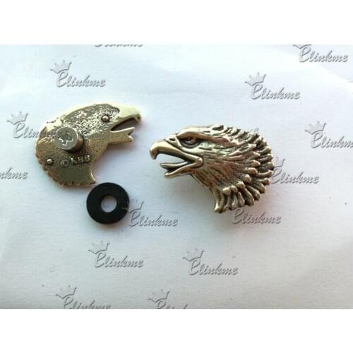 35mm * 27mm The eagle decorative buckle Handmade leather goods decorative buckle with snap fastener, free shpping