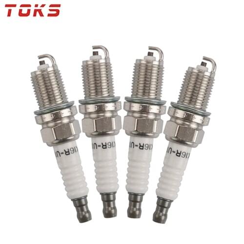 4PCS Spark Plug 90919-01176 K16R-U For Toyota 4Runner Dyna300 Hilux Platz Yaris Land Cruiser Prado for Nissan Primera BMW E30