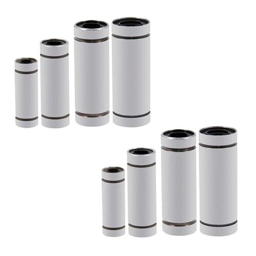 5Pcs LM8LUU Long Type 8*15*45mm Linear Bushing 8mm CNC Linear Bearings For Rods Liner Rail Linear Shaft Parts