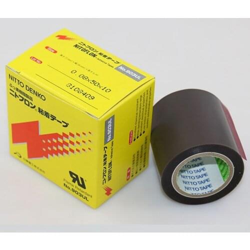 5 pcs/lot Nitto Denko Nitoflon Tape 903UL T0.08mm*W50mm*L10m
