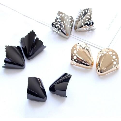 6Pair High Heels Shoe Broken Reapair Accessories Pointed Toe Decoration Fashion Shoe Toe Protection Metal Material Shoes Clips