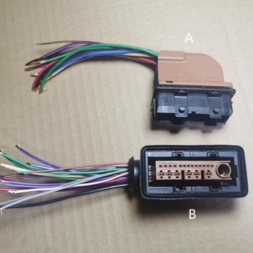 Car Male and Female door plug harness For Volkswagen Touareg /Audi A6L C8 A8L A7 Q5 Q8 8R0 972 702 /8R0 972 701