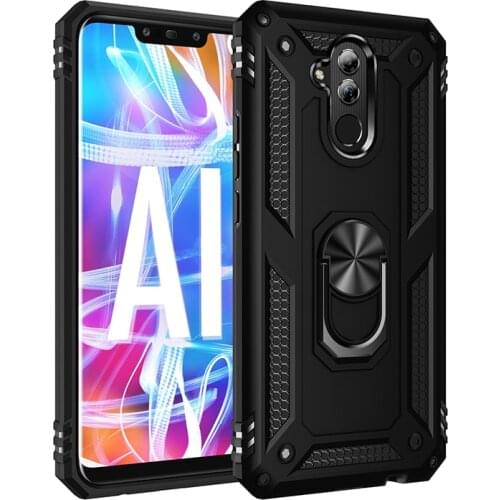 For Mate20 Lite Cover Case for Huawei Mate 20 Lite Case Armor Military Shockproof Ring Holder Magnet Phone Case Fundas