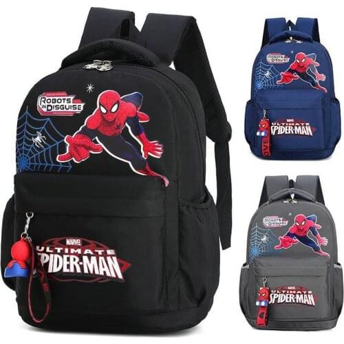 Childrens Schoolbags Cute Cartoon Spiderman Backpacks Boys 1-2 Grade Bag Kids Spider Man Fashion School Bags