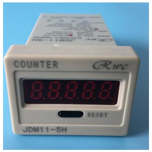 No-voltage and Showed voltage JDM11-5H 5 Digit Display Electronic Digital Counter With Voltage AC380V/AC220V/DC24V/DC12V/AC36V