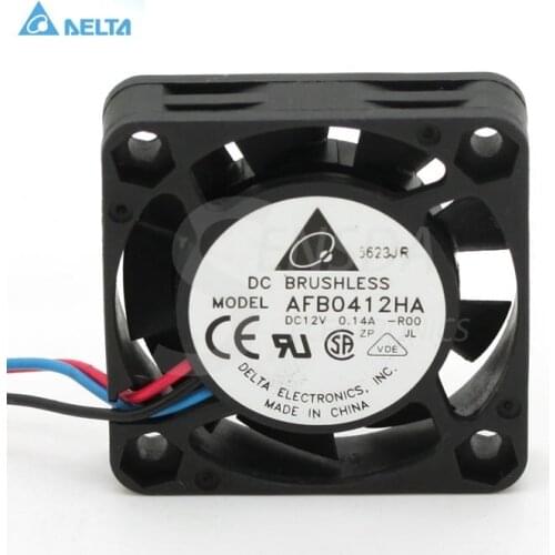 For delta AFB0412HA 4cm 40mm 4010 DC 12V 0.14A mini micro silent quiet computer server case cooler axial cooling fans