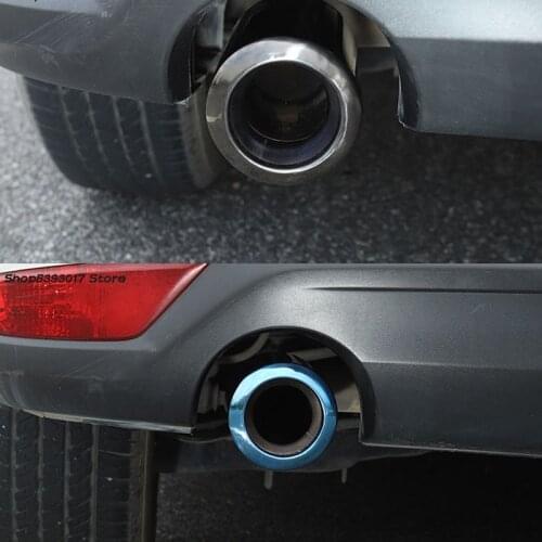 Car Exhaust Muffler Tip Round Stainless Steel Pipe Chrome Exhaust Tail Muffler Replacement for Mazda 6 Atenza 2021 2019 2020