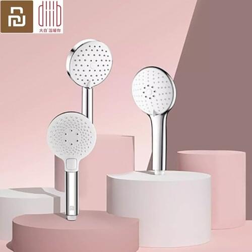 Youpin Diiib Pressurized Nozzle Shower Head ABS Bathroom High Pressure Water Saving Rainfall Chrome Shower Head From Xiaomi