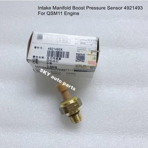 GENUINE AND BRAND NEW QSM11 Intake Manifold Boost Pressure Sensor 4921493 (5pcs)