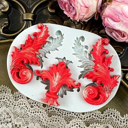 Relief Barque silicone mold fondant mold cake decorating tools chocolate gumpaste mold resin mould