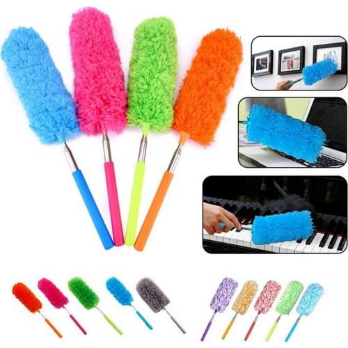 Microfiber Duster Brush Extendable Hand Dust Cleaner Anti Dusting Brush Home Air-condition Car Furniture Cleaning Book Cases