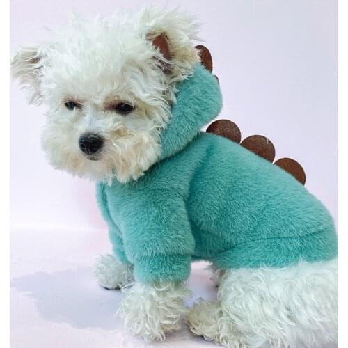 Cute Dog Hoodie Autumn Winter Pet Coat Outfit Warm Dog Clothes for Small Dogs Yorkshire Schnauzer Maltese Pomeranian Clothing
