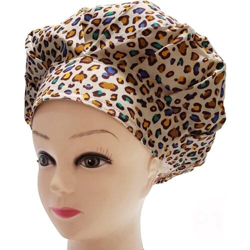 Unisex Cotton Working Scrub Cap Comfortable Wearing Adjustable Sweatband Bouffant Nurse Hat For Beauty Salon Gorro Enfermera A50