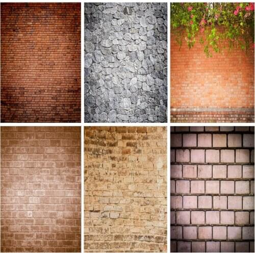 SHENGYONGBAO Vinyl Custom Photography Backdrops Vintage Brick Wall Theme Photo Background Studio Props 201225RY-04