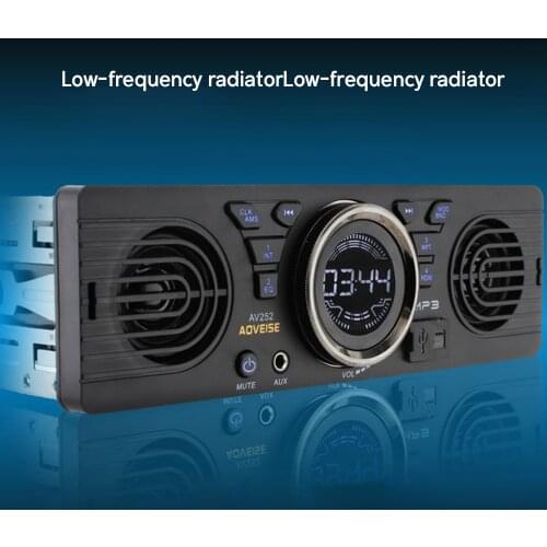 12.0V Car Secure Digital Memory Card MP3 Audio Electric Car Radio With Loudspeaker BT Host Speaker Car Radio Car Stereo
