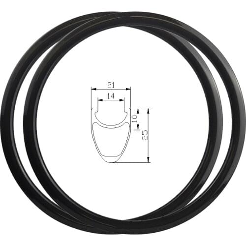 20 Inch Rims Carbon 25mm Depth 21mm Width Carbon Fiber Bike Hoop 20 451 Disc Brake Clincher 24/28Holes Carbon Bicycle wheels 451