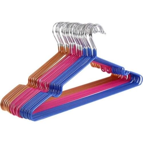 5pcs/lot Stainless steel Cloth hanger Multifuctional Hanger Space Saving clothes Hangers with Hook Closet Organizer Drying racks