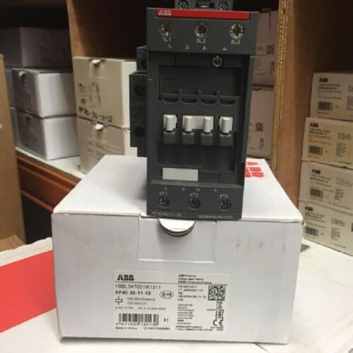 ABB 3-ploe contactors AF series AC/DC operated 1NC+1NO 40A 18.5kw AF40-30-11-13