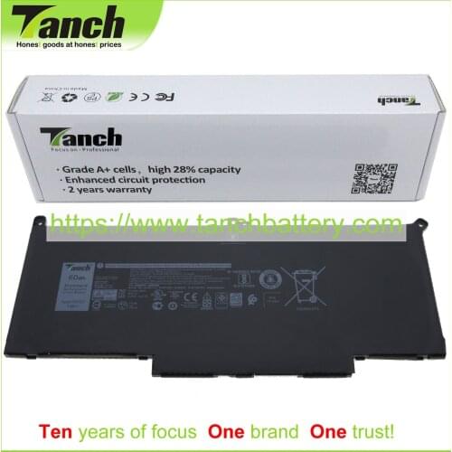 Tanch Laptop Battery for DELL F3YGT MYJ96 DM3WC 2ICP5/57/80-2 H2V87 451-BBYE N015L7480-D1606CN N006L7390-D1506FCN,7.6V 4cell