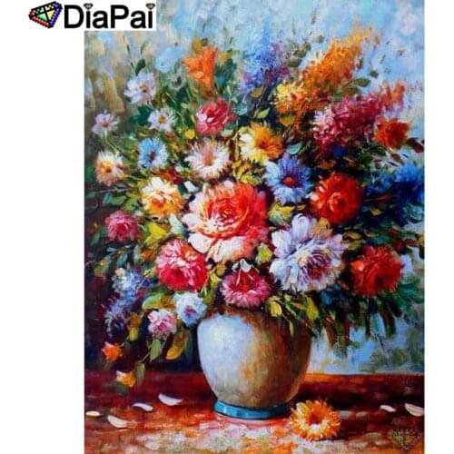 DIAPAI 5D DIY Diamond Painting 100% Full Square/Round Drill "Flower landscape" Diamond Embroidery Cross Stitch 3D Decor A23792
