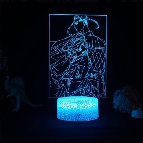 Anime Tokyo Revengers Draken And Mikey Lamp Manga 3d Light Led Lamp for Child Bedroom Decor Night Light Birthday Gift Room Table