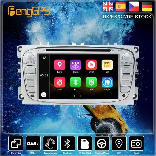 FOR Ford black Mondeo 2008 2009 Car Multimedia Player GPS Navigation Touch Screen Auto Radio Stereo DVD