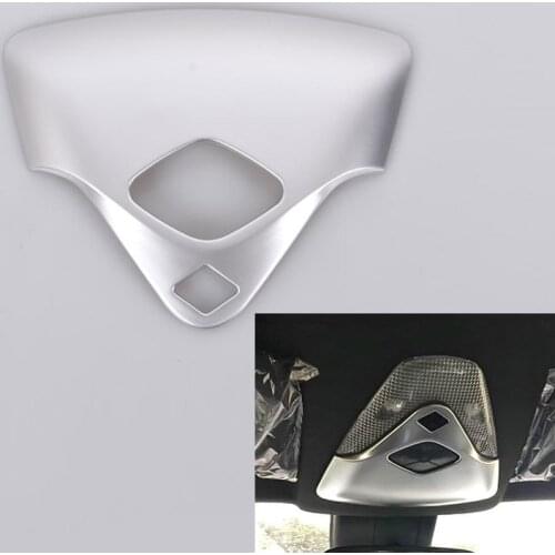 BBQ@FUKA Chrome ABS Matte Car Reading Light Lamp Cover Trim Auto Interior Accessories Fit for TOYOTA CHR C-HR 2016 2017 2018