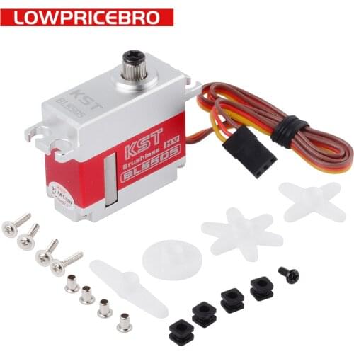 KST BLS505 8V 7kg 0.07sec Brushless HV Motor Servo for Heli 500 Cyclic RC Robot Helicopter Airplane controls Car Boat