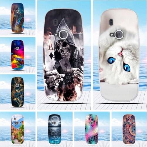 Case for Nokia 3310 2017 Case Soft Silicone TPU Cover for Nokia3310 Mobile Phone Protector 2017 Cartoon Fundas Coque Capa Case