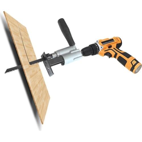 Drill Reciprocating Saw Attachment Change Electric Drill into Reciprocating Saw Jig Saw Woodworking Saw Cutter