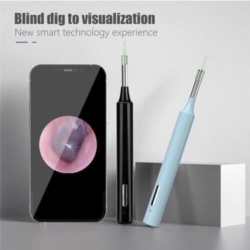 4.3mm WiFi Endoscope Camera Earpick Visual Ear Mouth Oral Inspection LED Ear Otoscope For Android iOS Health Care Ear Cleaning