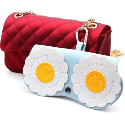 Fashion Sunglasses Box Spectacle Case Glasses Bag Travel Convenient PU Leather Sunglasses Storage Bag Protection Glasses Case