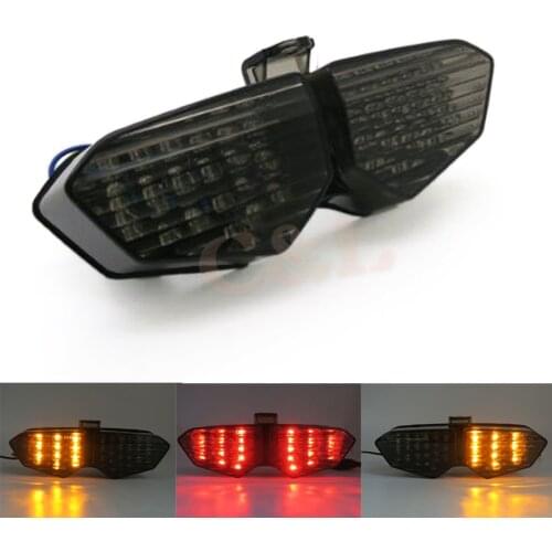 Motorcycle Smoke LED Tail Light with Turn Signals LED lamp For Yamaha YZF R6 2003 2004 2005 YZF R6S 2006-2008