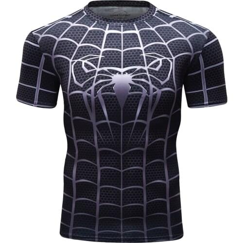 Mens Digital Sublimation Printed Running Rashguard Cody Lundin Hot Sale Workout Short Sleeve