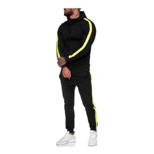 Mens hoodie+pants Sets 2 pieces Autumn Running tracksuit men Sweatshirt Sports Set Gym Clothes Men Sport Suit men hoodie Suit