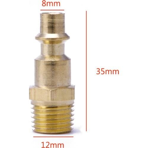 New Sell 1/4" NPT Quick Coupler Air Line Hose Compressor Fittings Connector Tool 62KD