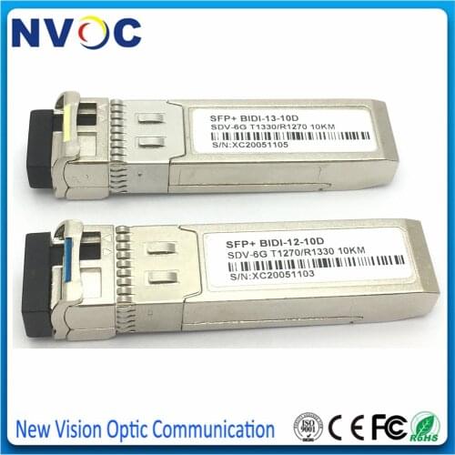 3G/6G/12G Single Mode 10KM 20KM SDI SFP+ Transceiver,3G 6G 12G Single Transmitter Single Receiver SDI to Fiber Converter