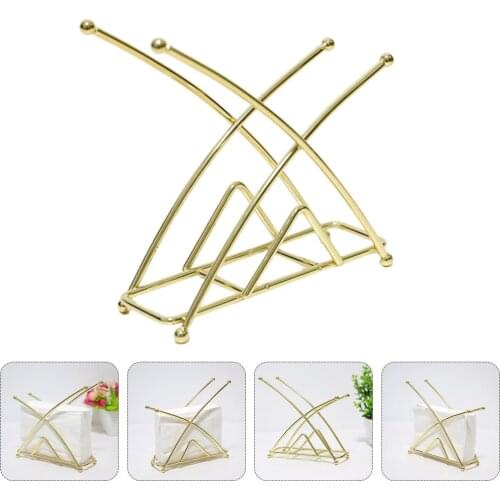 1pc Tabletop Napkin Holder Dispenser Stand Dinner Table Napkin Organizer