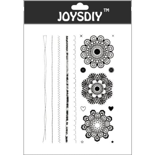 Clear stamp News Beautiful flowers Artistic lines Scrapbook DIY photo cards account rubber stamp transparent stamp Card Stamper