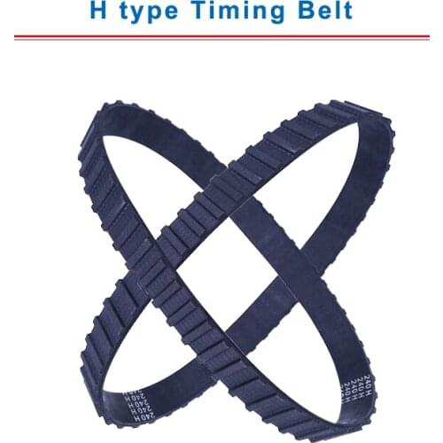 H type timing belt model-240H/245H/250H/255H/260H/270H/280H/285H trapezoid teeth belt teeth pitch 12.7 mm width 25/30 mm
