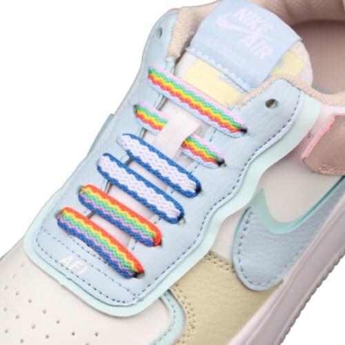 Trend 120 140 160cm Colorful MatchingShoelaces Flat Shoe Laces High-top Canvas Sneakers Shoelace AF1 Laces Shoe Strings Offwhit