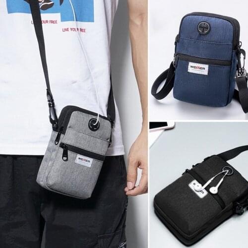 Mens Messenger Bag Crossbody Shoulder Bags Men Small Sling Pack For Work Business Waterproof Oxford Packs Travel Satchel wallet