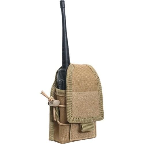 Tactical Molle Walkie Talkie Pouch Case Interphone Storage Bag Outdoor Hunting Airsoft Magazine Mag Holder Military Radio Pouch