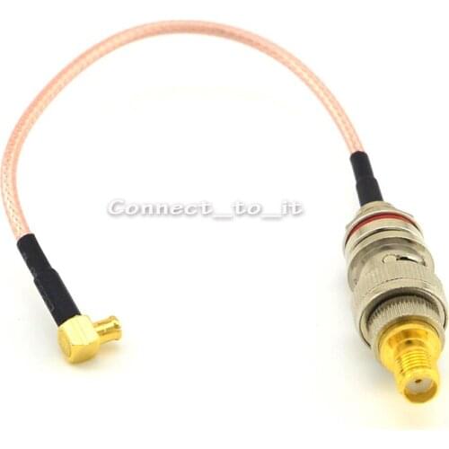 Extension Cord MCX Male to BNC Female Bulkhead o-ring RG316 Adapter Cable +SMA - BNC Adapter SMA Female to BNC Male Connector