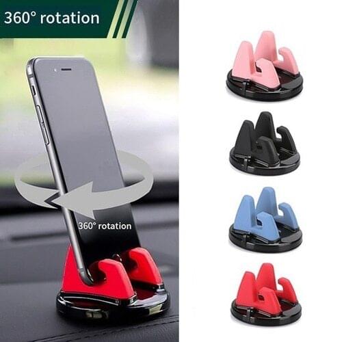 360 Degree Rotate Car Cell Phone Holder Dashboard Sticking Universal Stand Mount Bracket Car Phone Holder Car accessories