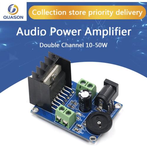 High Quality Audio Power Amplifier DC 6 to 18V TDA7297 Module Double Channel 10-50W