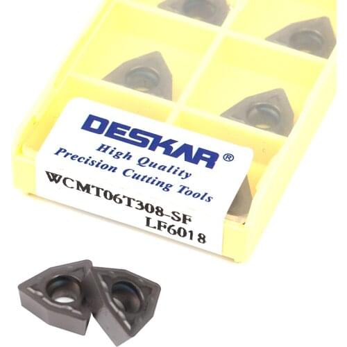 WCMX030208-SF WCMX040208-SF WCMT050308-SF WCMT06T208-SF WCMT080412-SF LF6018 carbide CNC insert,for stainless steel,a box of ten