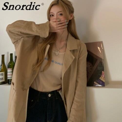 2021 Women Autumn Cotton Linen Casual Blazer Coat Jacket Single Breasted Loose Full Sleeve Outwear