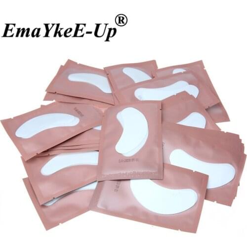 50 Eyelash Extension Gel Pads For Grafting False Eyelash Under Eyepads For Eyelash Extension Paper Patches Beauty Makeup Tool